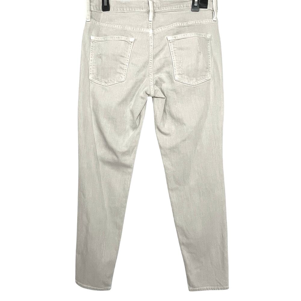 VINCE Women’s Mason Rolled Jean in Destructed Tawny Light Tan size 29 - Picture 6 of 7